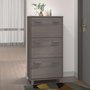 Voir la diapositive 1 : VIDAXL Armoire a chaussures HAMAR Gris clair 59,5x35x117 cm Pin massif