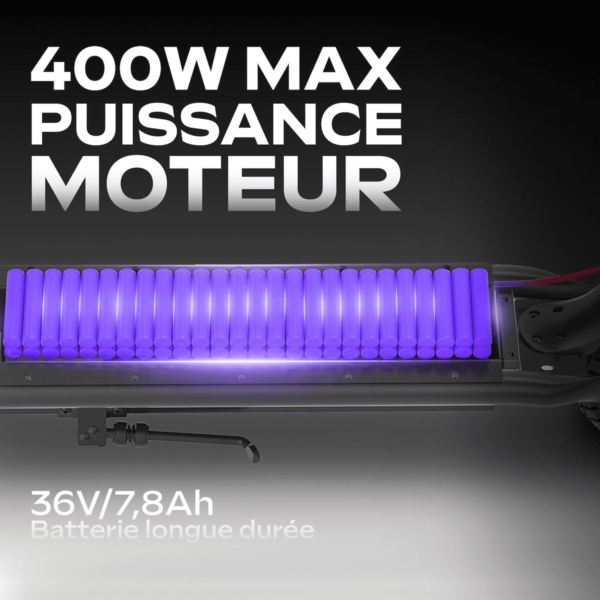 URBANGLIDE Trottinette électrique URBANGLIDE RIDE 100 PLUS RECONDITIONNE – 25 km/h – Autonomie 25 km – Batterie 36V 7,8Ah