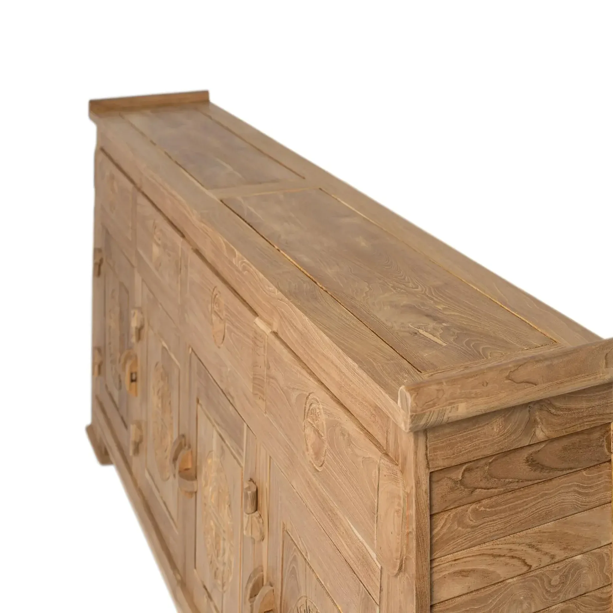 Voir la diapositive 2 : GINER Y COLOMER SL Buffet en bois de teck 202cm style colonial oriental