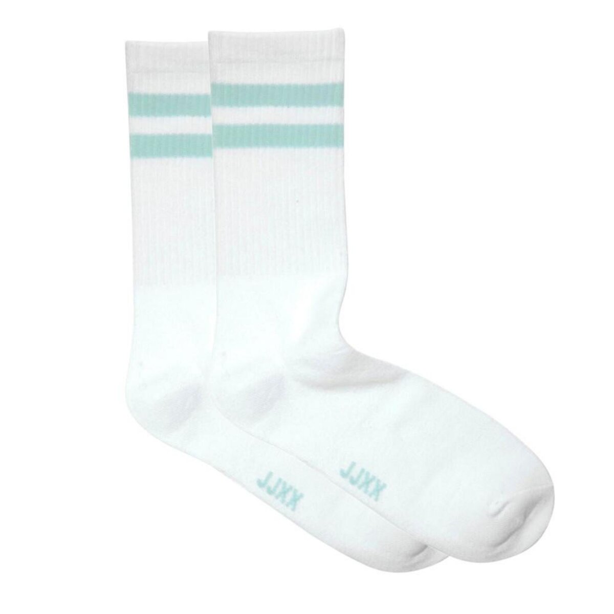 Chaussettes Blanche Verte Femme JJXX Basic Tennis pas cher Auchan