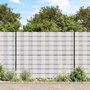 Voir la diapositive 1 : VIDAXL Ecrans d'intimite de jardin 4 pcs PVC 35x0,19 m Blanc