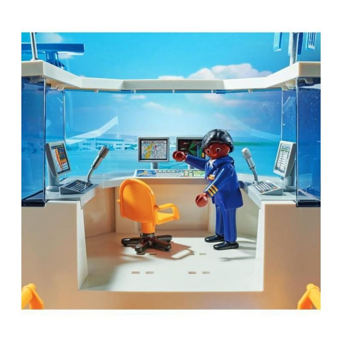 PLAYMOBIL Jeu Playmobil Aéroport avec avion