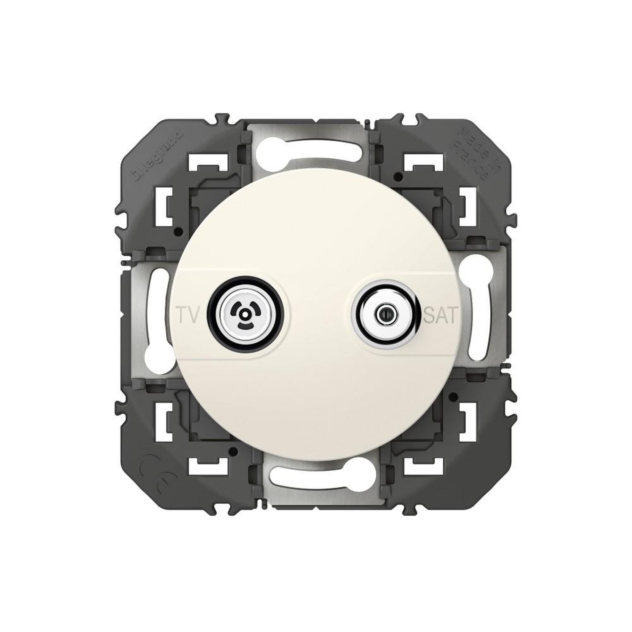 Legrand Prise tv / sat Dooxie, LEGRAND, blanc