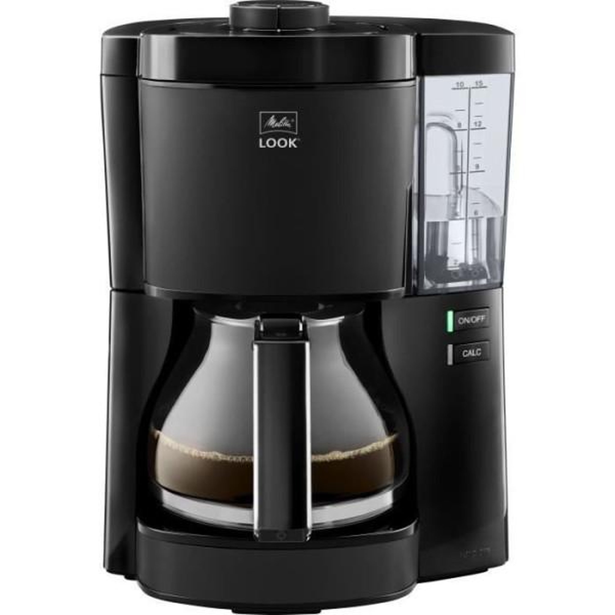 Melitta Machine a Cafe - Cafetiere Electrique  - MELITTA - Look V Glass 1025-02 - 1080 W - 1,25 L - Noir