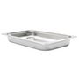 Voir la diapositive 3 : VIDAXL Récipients Gastronorm 4 pcs GN 1 1 65 mm Acier inoxydable