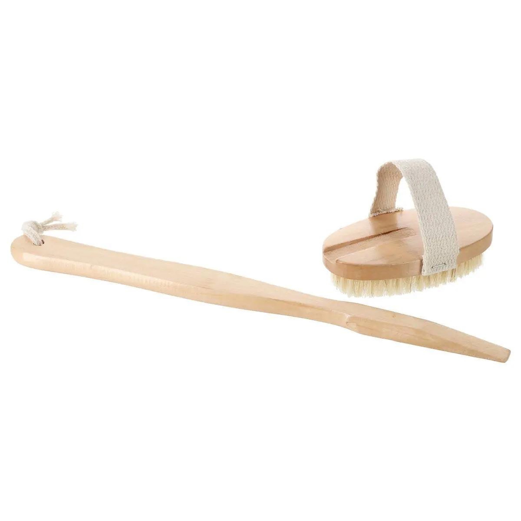 Voir la diapositive 2 : Body beauty Brosse à dos en bois  détachable  43cm naturel