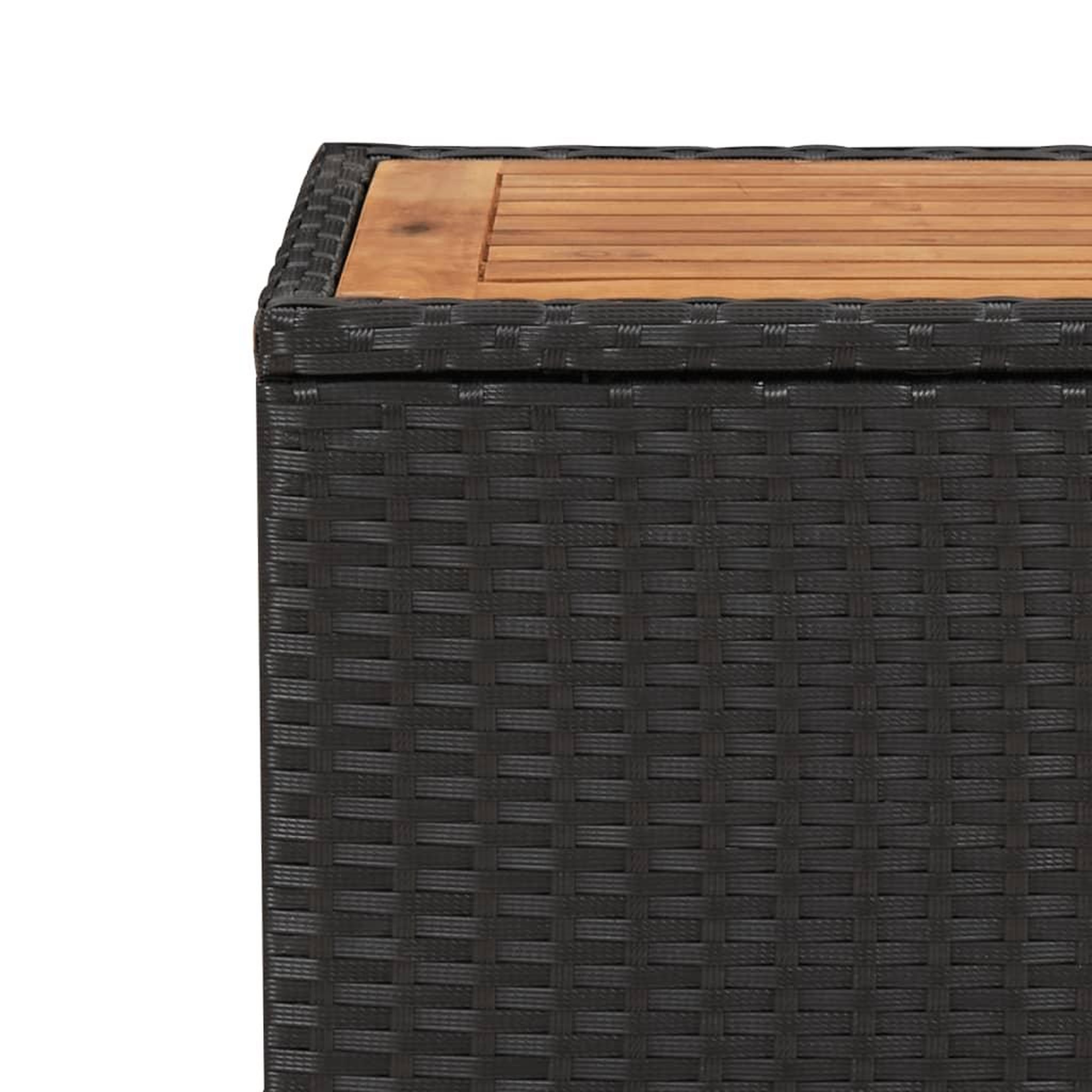 Voir la diapositive 4 : VIDAXL Ensemble a manger de jardin avec coussins 3 pcs Noir