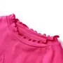 VIDAXL T-shirt enfants a manches longues rose vif 140