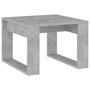 Voir la diapositive 2 : VIDAXL Table d'appoint Gris beton 50x50x35 cm Bois d'ingenierie