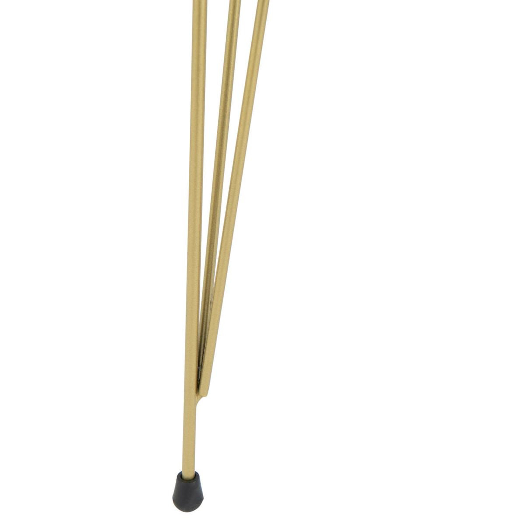 Voir la diapositive 4 : J-LINE Lot de 3 tables d'appoint  lottie  56cm blanc
