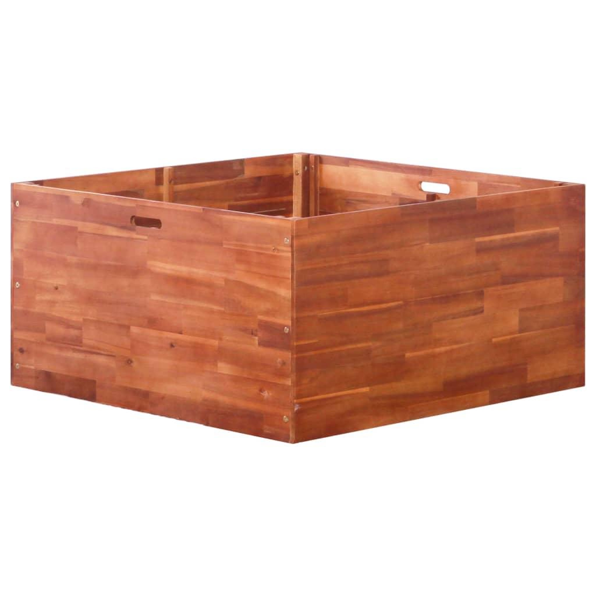 Voir la diapositive 1 : VIDAXL Lit sureleve de jardin Bois d'acacia 100x100x50 cm