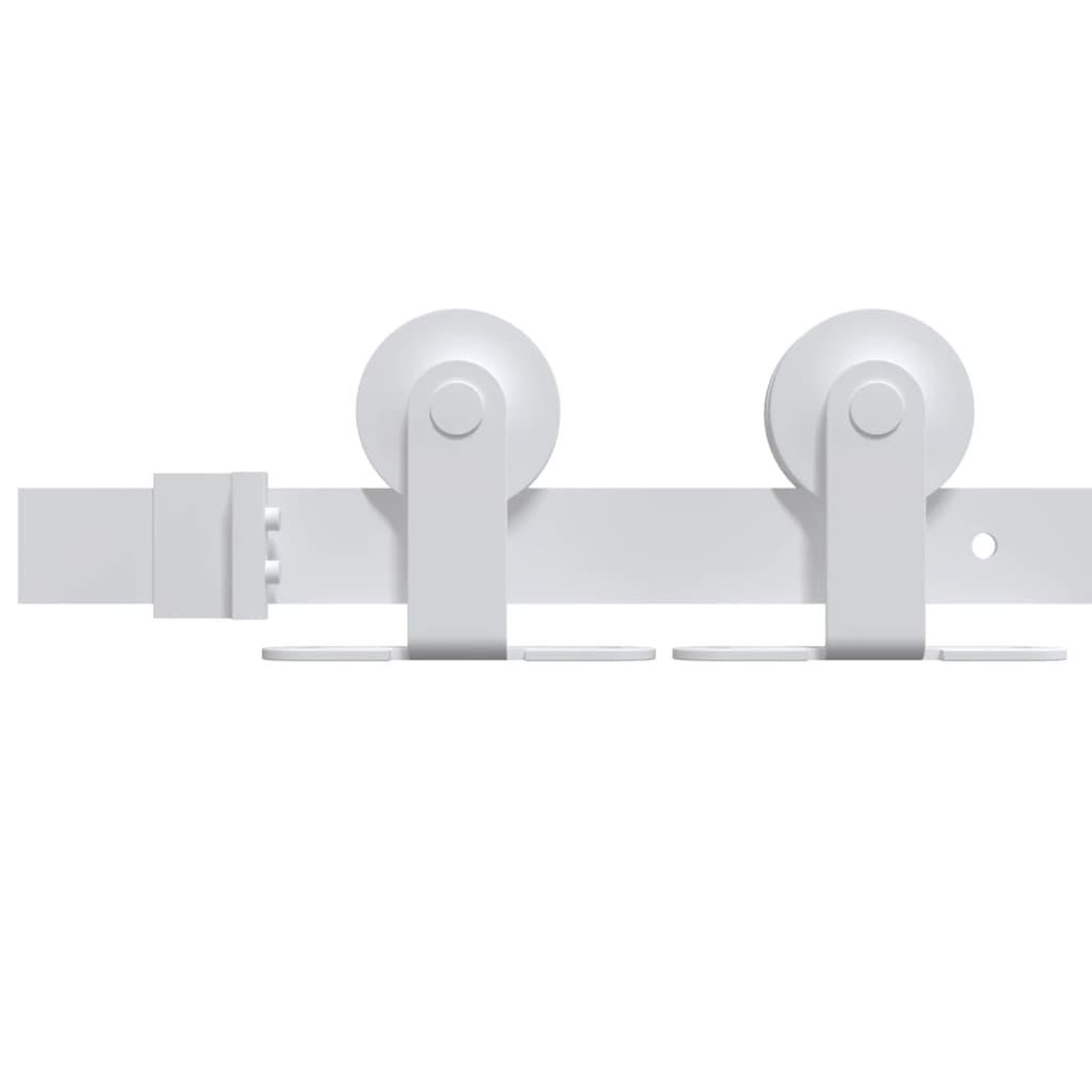 Voir la diapositive 3 : VIDAXL Kit de quincaillerie de porte coulissante 183 cm Acier Blanc