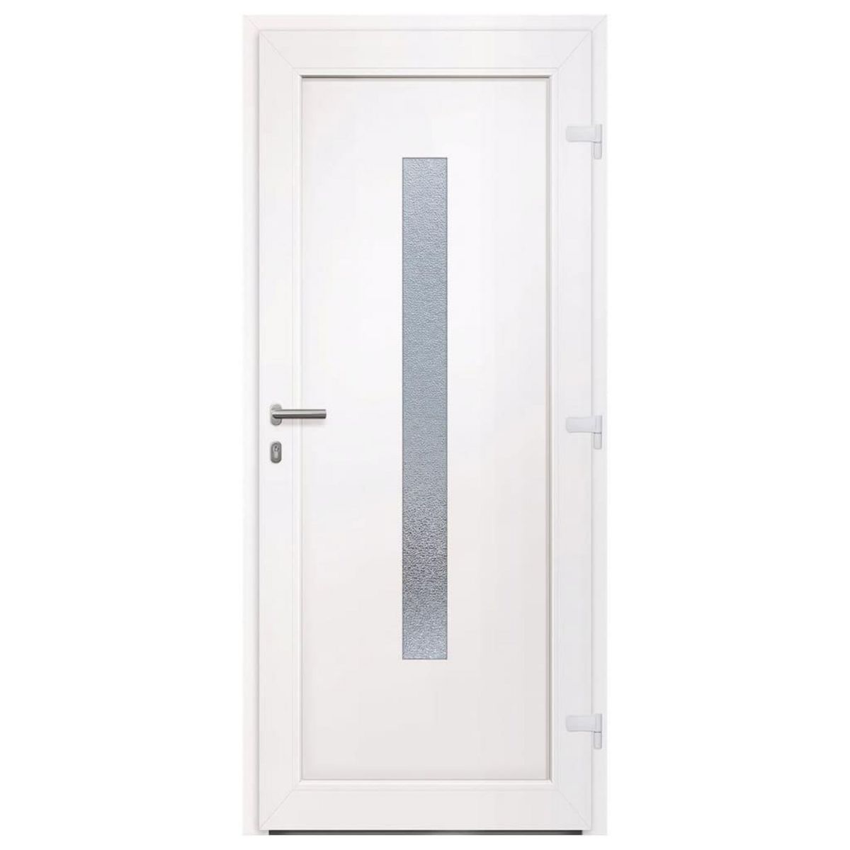 VIDAXL Porte d'entree anthracite 88x200 cm PVC