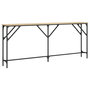 Voir la diapositive 2 : VIDAXL Table console chene sonoma 180x23x75 cm bois d'ingenierie