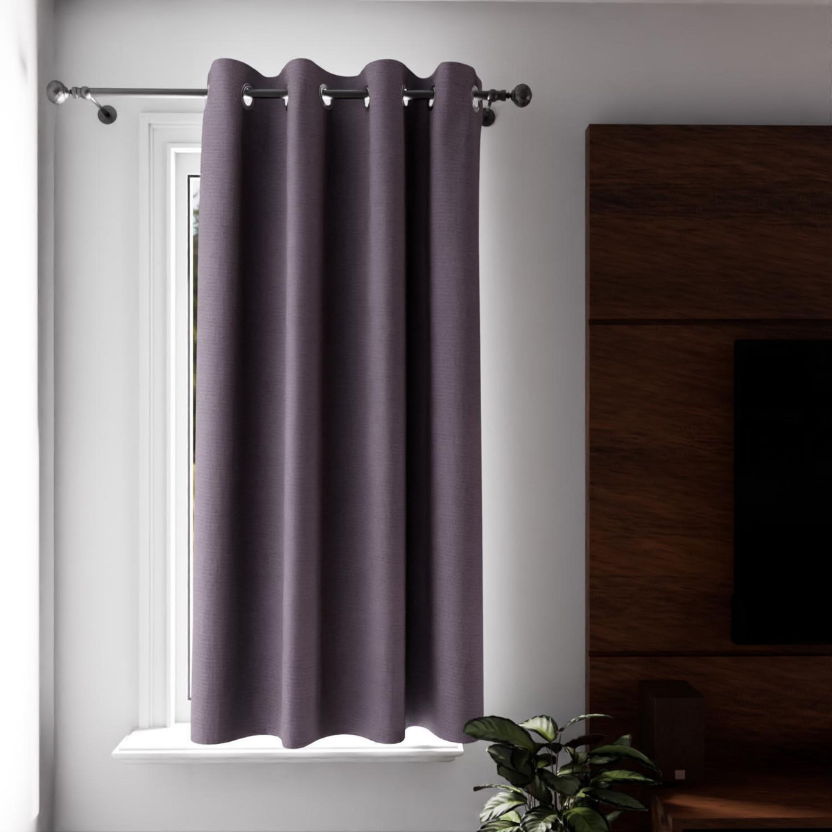 SOLEIL D'OCRE Rideau à oeillets 100% occultant ECLIPSE, par Soleil d'Ocre