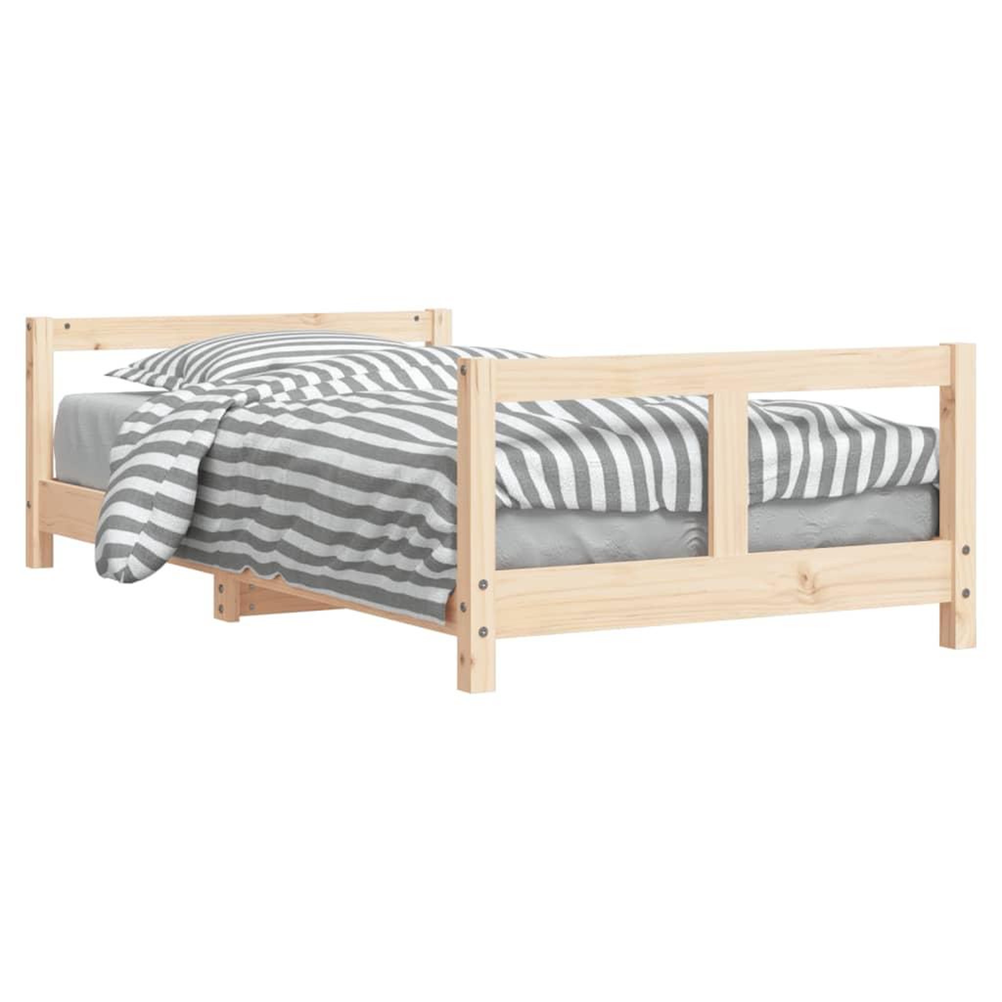 Voir la diapositive 2 : VIDAXL Cadre de lit pour enfant 80x160 cm bois de pin massif