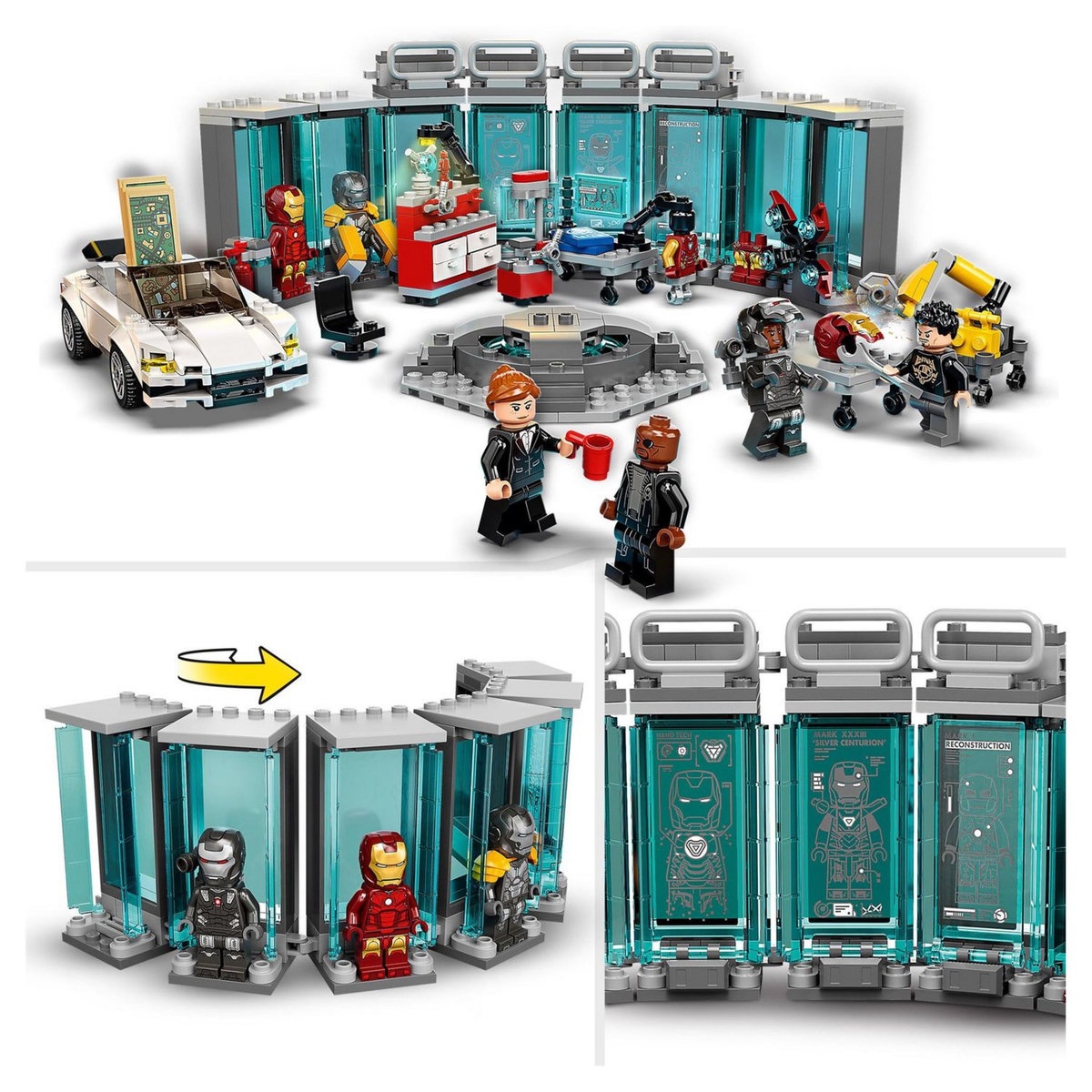 LEGO Marvel Super Heroes 76216 L'armurerie d'Iron Man 