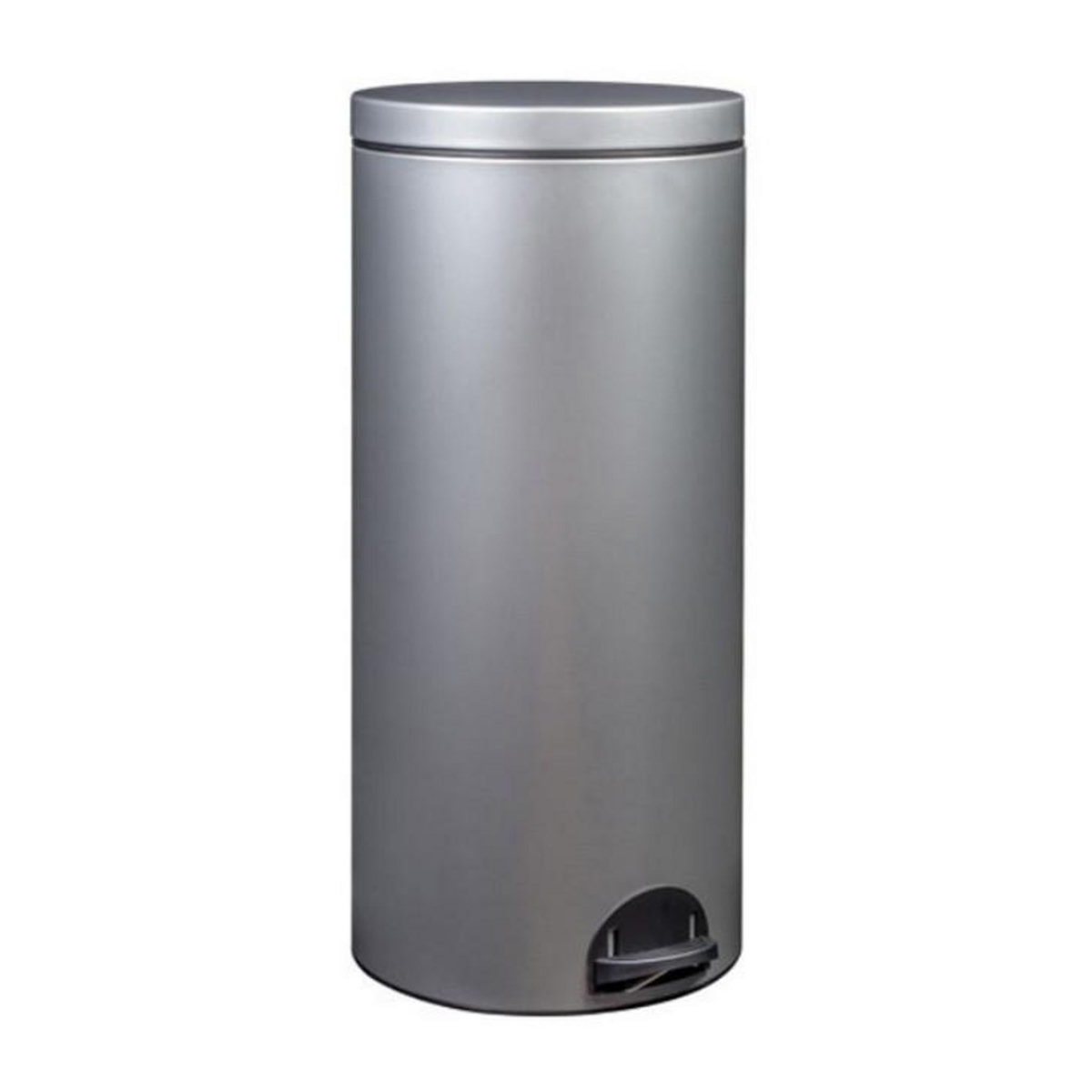 Rossignol Poubelle à pédale 30l gris métal - 90141