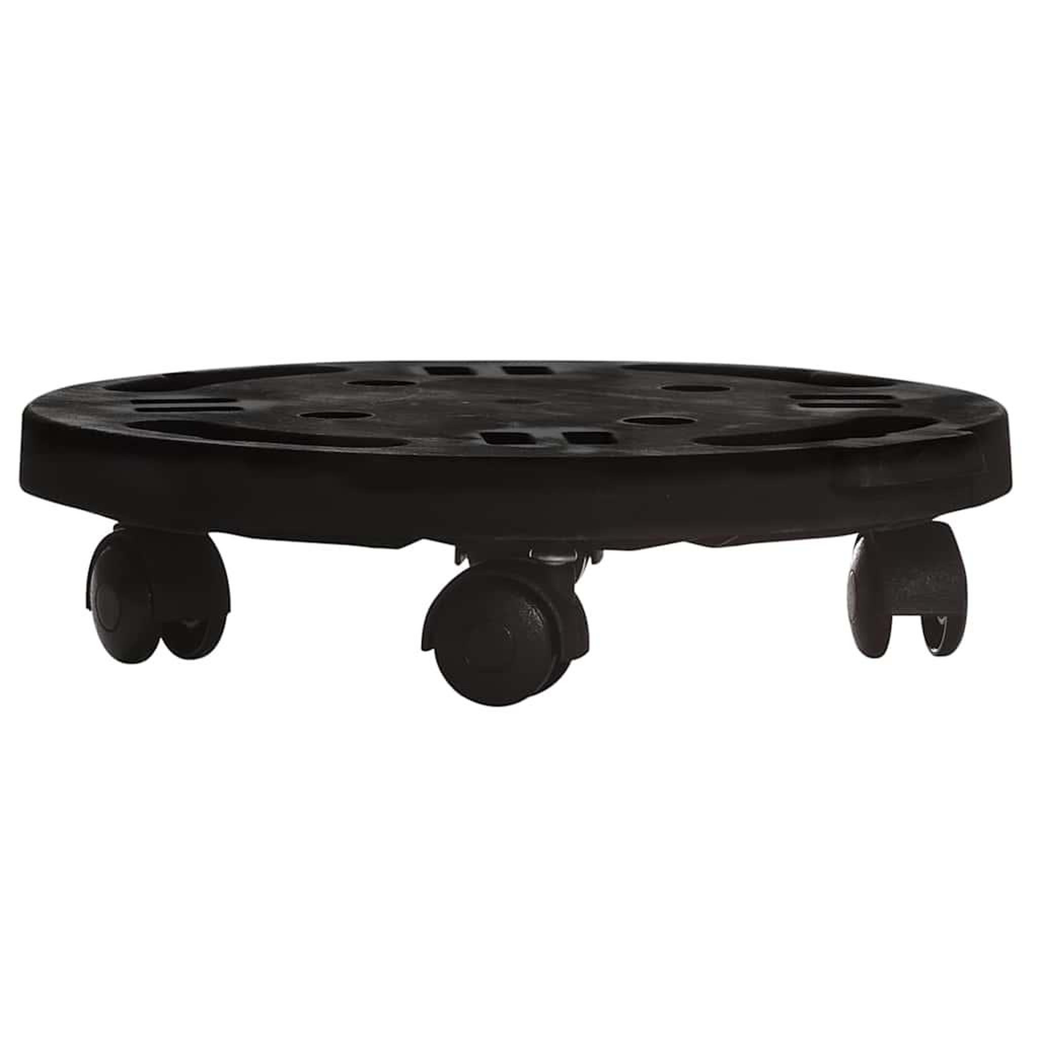Voir la diapositive 3 : VIDAXL Chariots a plantes avec roues 5 pcs diametre 30 cm noir 170 kg