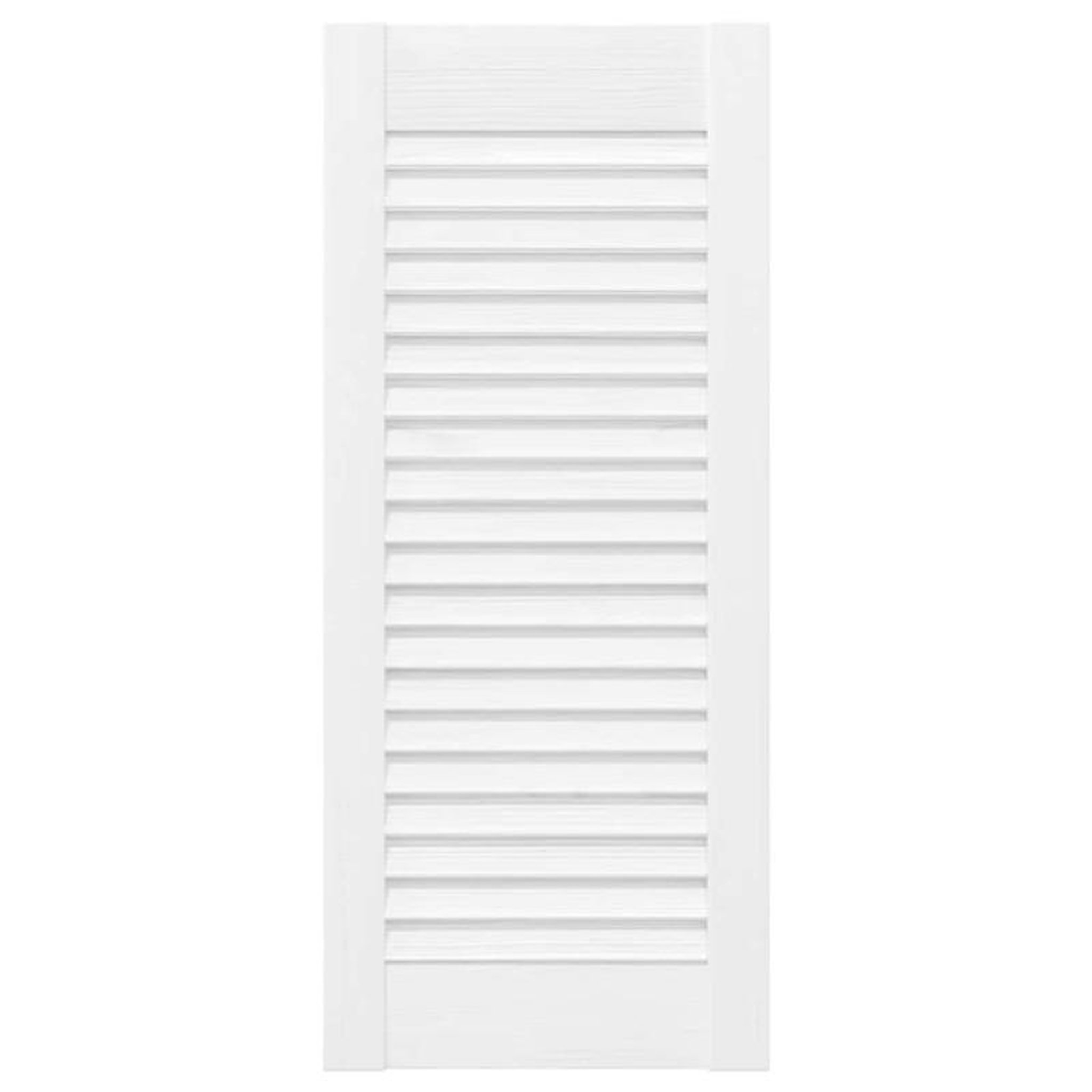 Voir la diapositive 4 : VIDAXL Porte d armoire à persiennes blanc 69x29,5 cm
