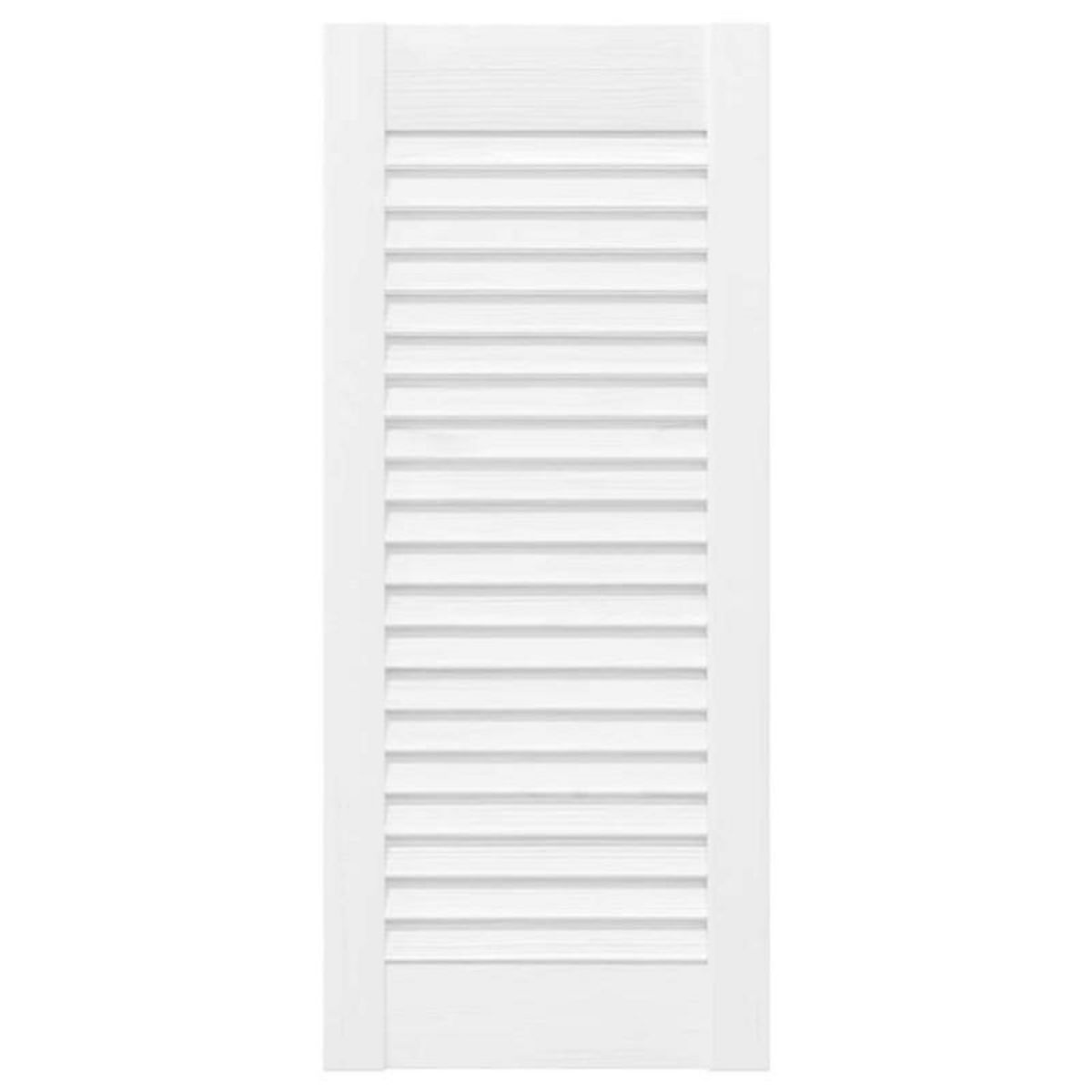 VIDAXL Porte d armoire à persiennes blanc 69x29,5 cm
