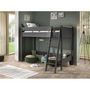 Voir la diapositive 3 : Paris Prix Pack - Lit Mezzanine Enfant, Armoire & Bureau  London  Anthracite