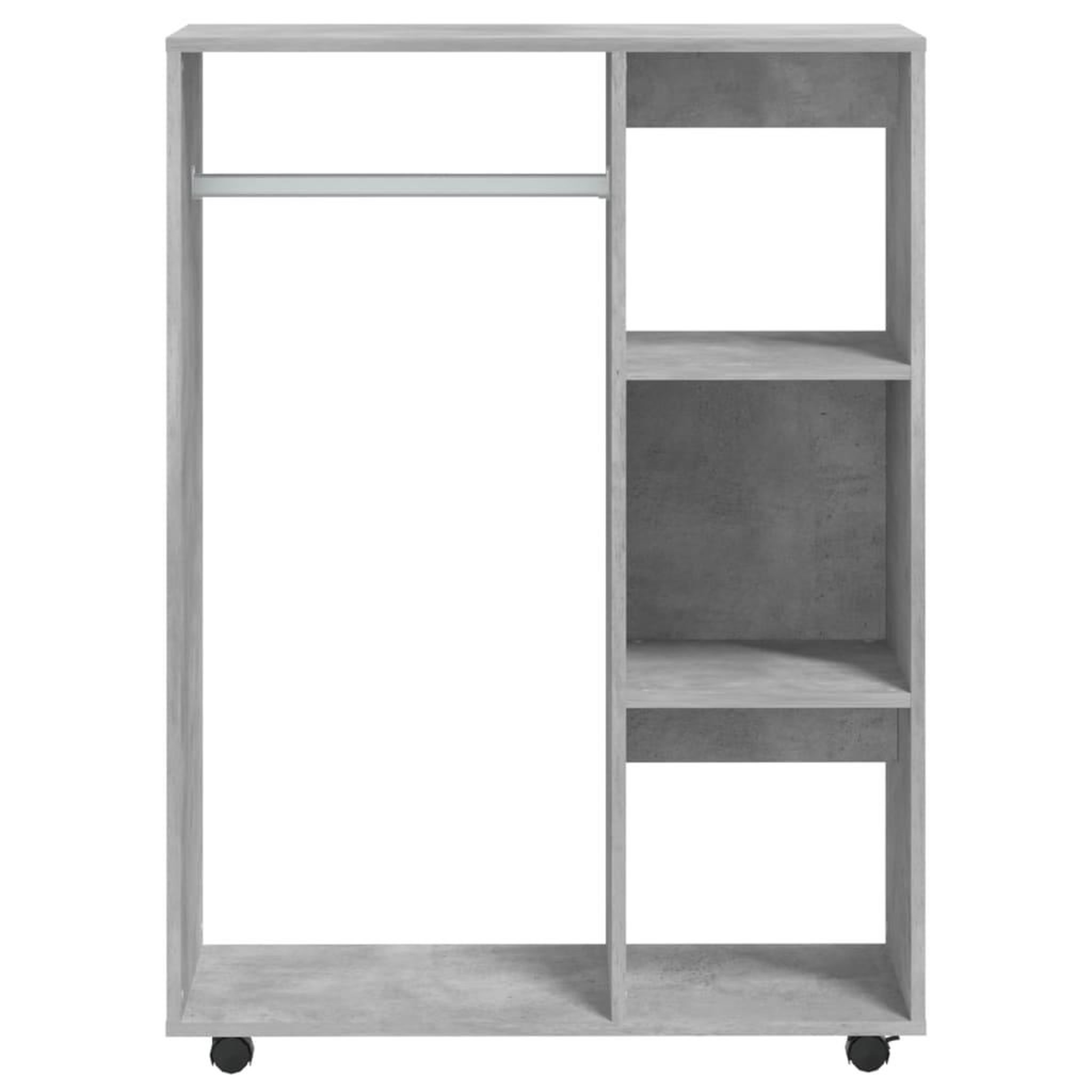 Voir la diapositive 5 : VIDAXL Garde-robe Gris beton 80x40x110 cm Bois d'ingenierie