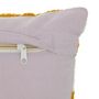 Voir la diapositive 3 : ATMOSPHERA Coussin déco Brodé  Daisy  30x50cm Ocre