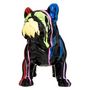 Voir la diapositive 2 : ATMOSPHERA Statuette Déco  Chien Peint  34cm Noir