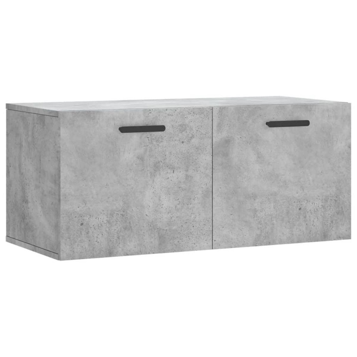 VIDAXL Armoire murale gris beton 80x36,5x35 cm bois d'ingenierie