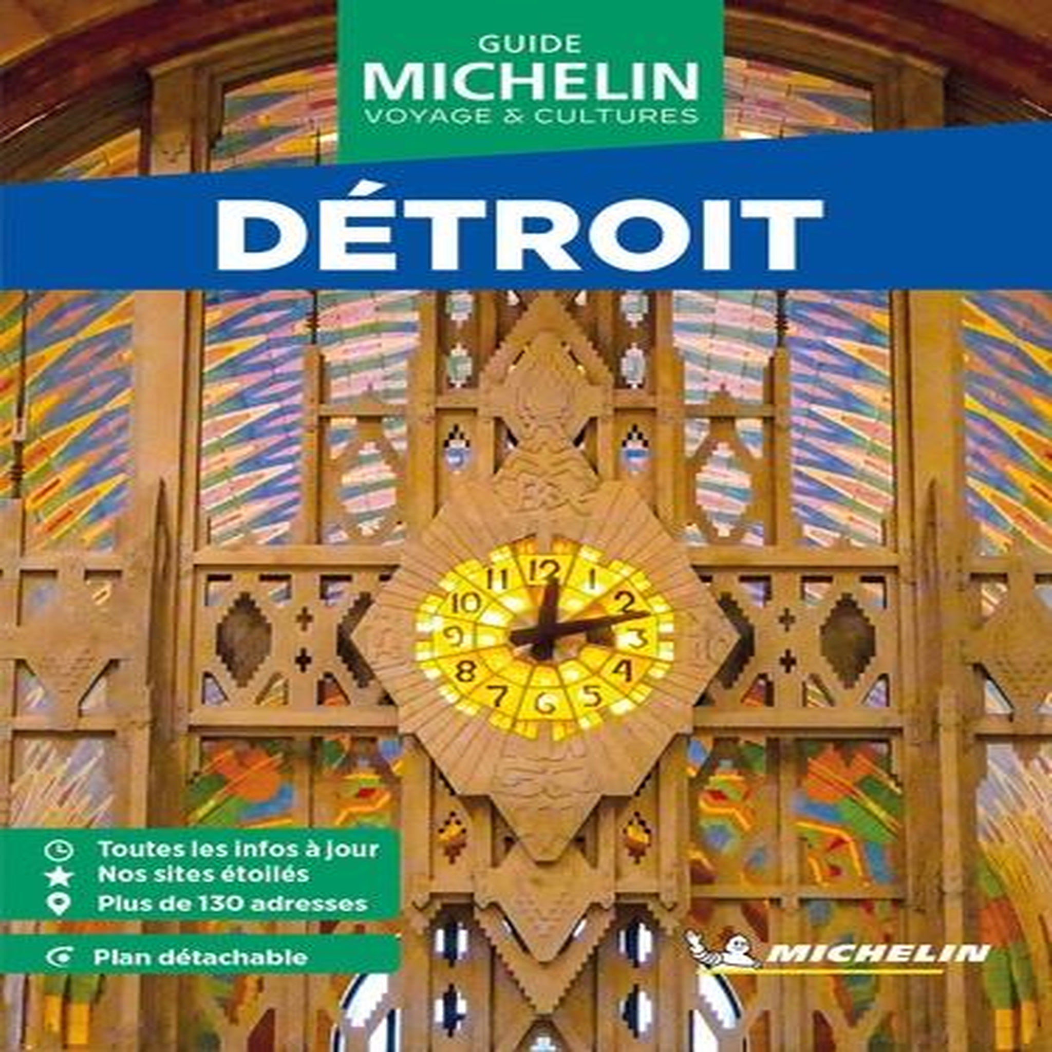 DETROIT. EDITION 2024. AVEC 1 PLAN DETACHABLE, Michelin