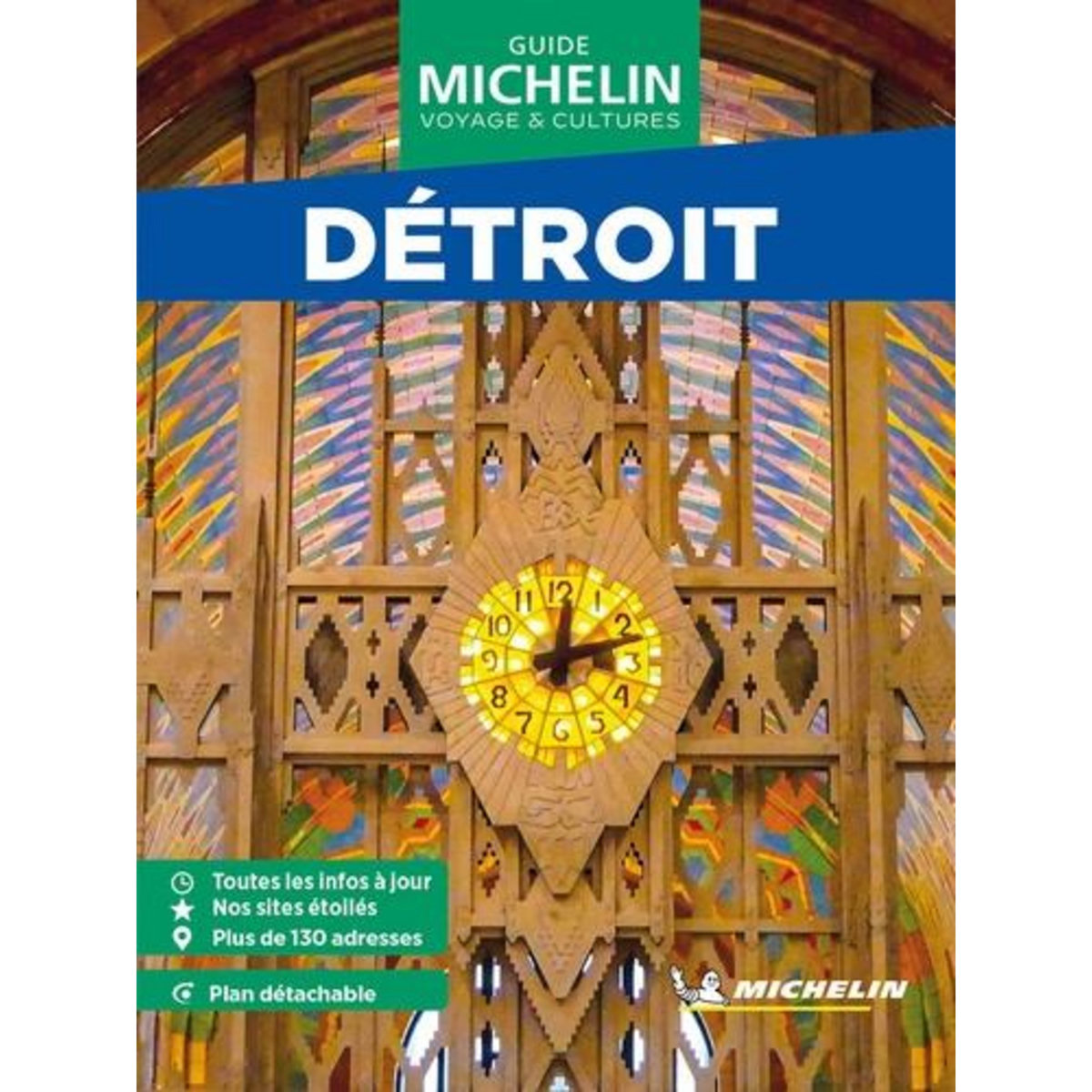 DETROIT. EDITION 2024. AVEC 1 PLAN DETACHABLE, Michelin
