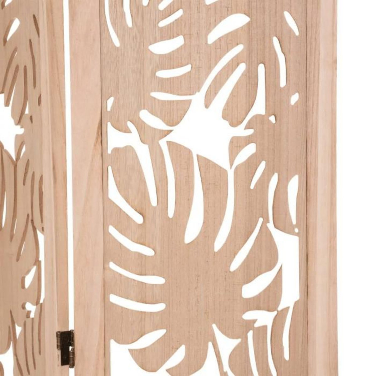 ATMOSPHERA Paravent Déco en Bois  Palm  106x165cm Beige