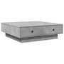 Voir la diapositive 2 : VIDAXL Table basse Gris beton 90x90x28 cm Agglomere