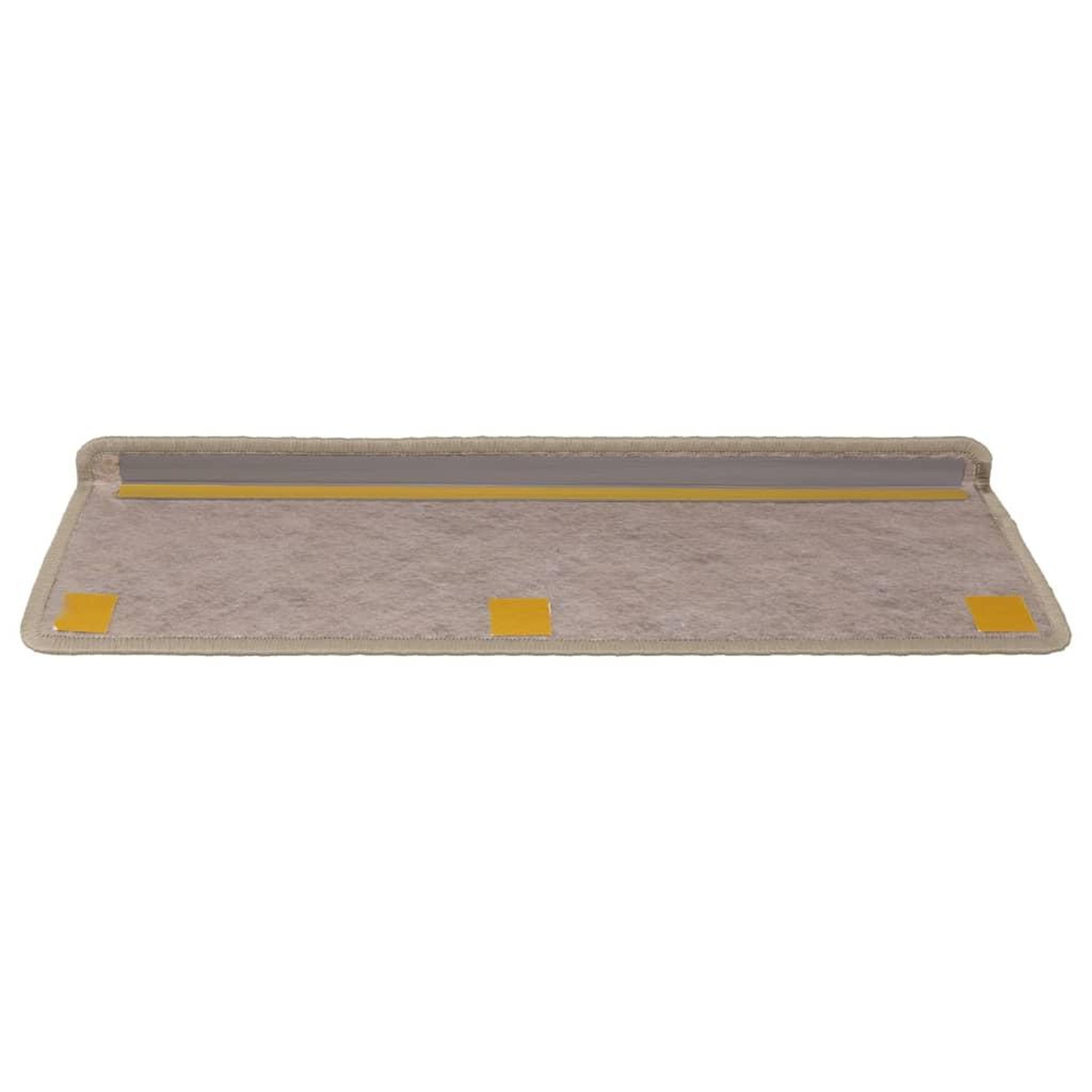 Voir la diapositive 5 : VIDAXL Tapis d'escalier autocollants 15 pcs 65x21x4 cm Sable