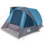 Voir la diapositive 2 : VIDAXL Tente de camping de cabine 4 personnes bleu imperméable