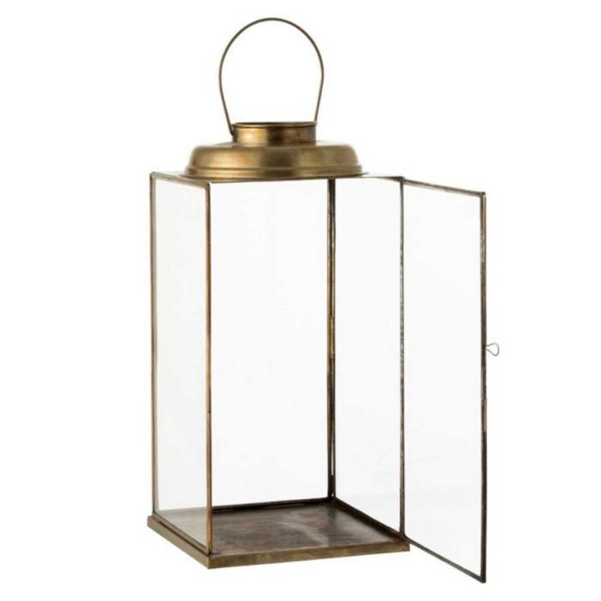 Paris Prix Lanterne Carrée en Métal  Antique  48cm Bronze