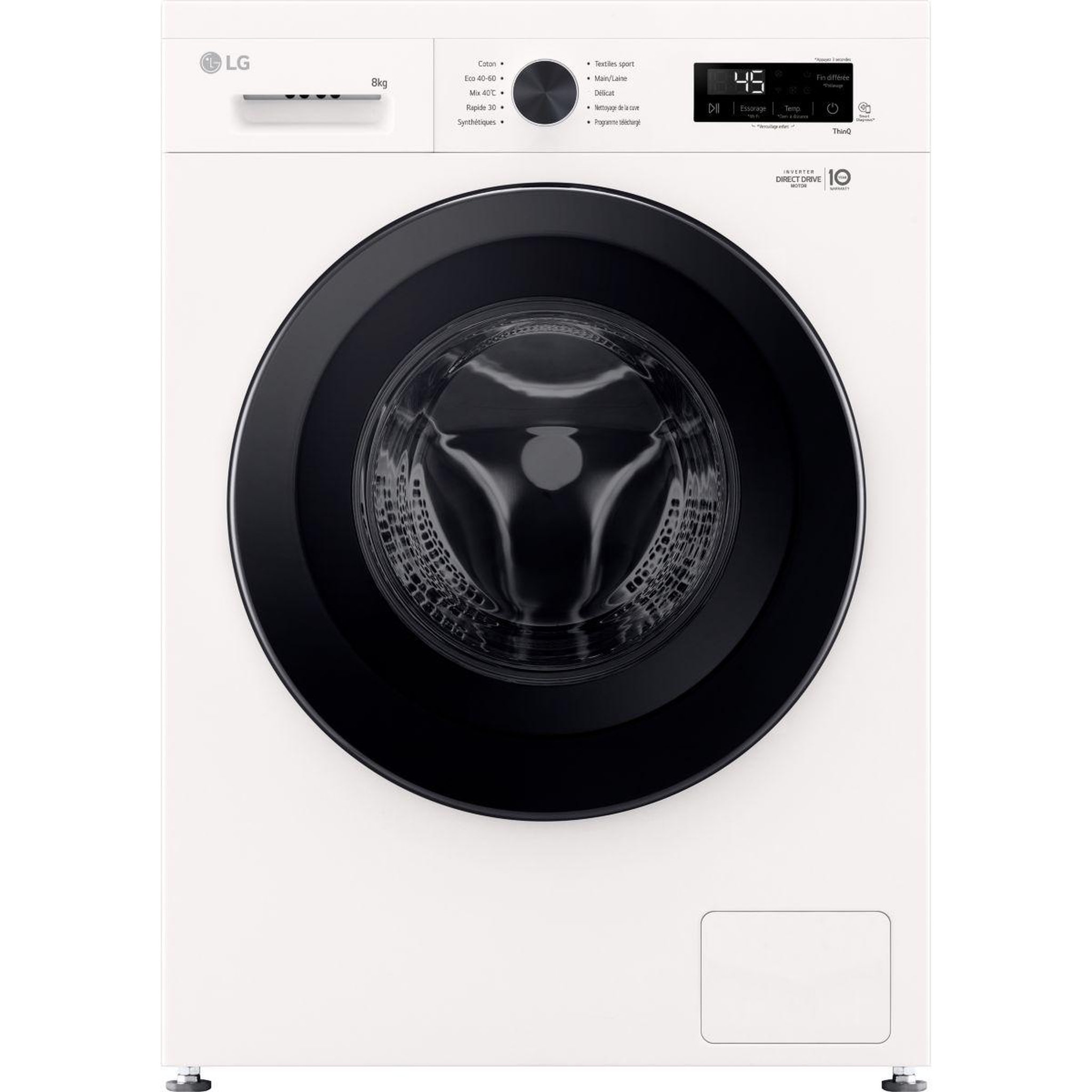 Voir la diapositive 1 : LG Lave linge hublot F84B15WHS