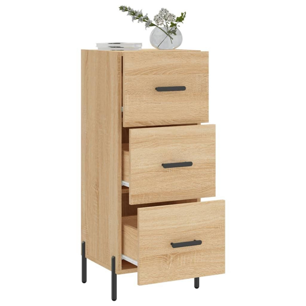 VIDAXL Buffet Chene sonoma 34,5x34x90 cm Bois d'ingenierie