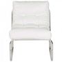 Voir la diapositive 2 : Paris Prix Fauteuil Design  Clip  76cm Blanc