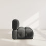 Voir la diapositive 6 : LISA DESIGN Grace - module d'assise en velours texturé