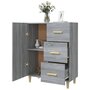 Voir la diapositive 4 : VIDAXL Buffet sonoma gris 69,5x34x90 cm bois d'ingenierie