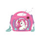 Voir la diapositive 1 : Lexibook Lecteur CD portable avec 2 microphones coloris Licorne