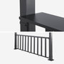 Voir la diapositive 2 : SWEEEK Pergola bioclimatique aluminium et acier 4x3m + bar 3m anthracite Palace