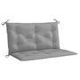 Voir la diapositive 2 : VIDAXL Coussin de banc de jardin gris 100x(50+50)x7 cm tissu oxford