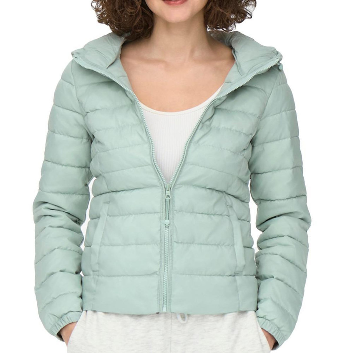 Only Doudoune Vert d'eau Femme Only Tahoe