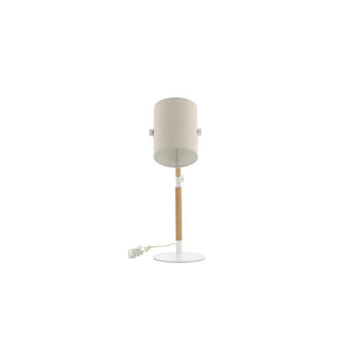 Paris Prix Lampe de Bureau Design  Dennis  66cm Beige & Blanc
