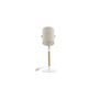 Voir la diapositive 2 : Paris Prix Lampe de Bureau Design  Dennis  66cm Beige & Blanc