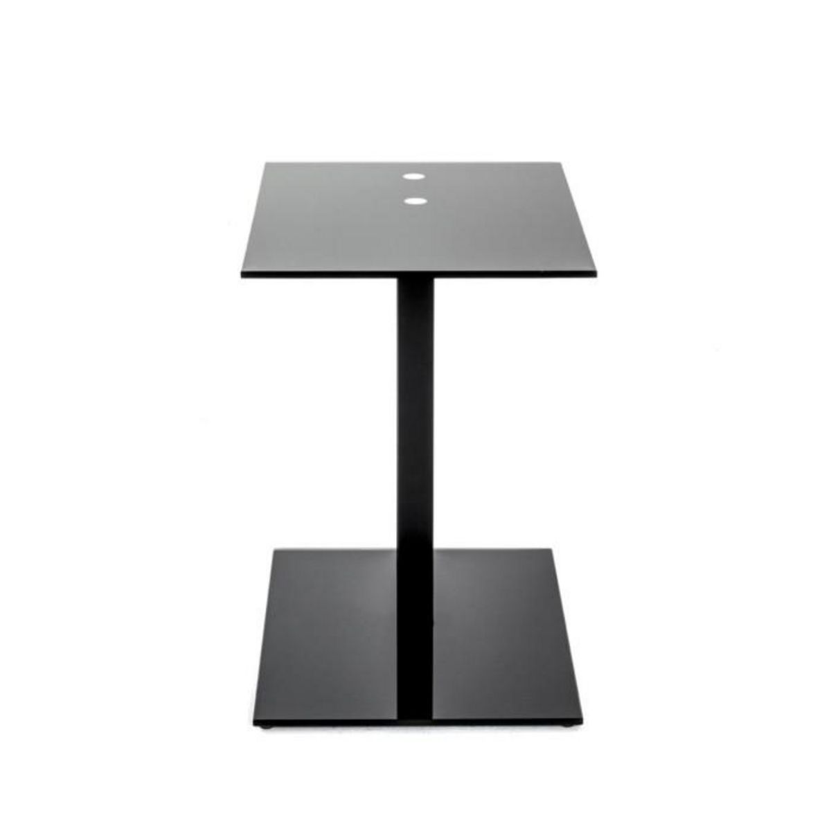 Paris Prix Table d'Appoint Design  Epox  50cm Noir