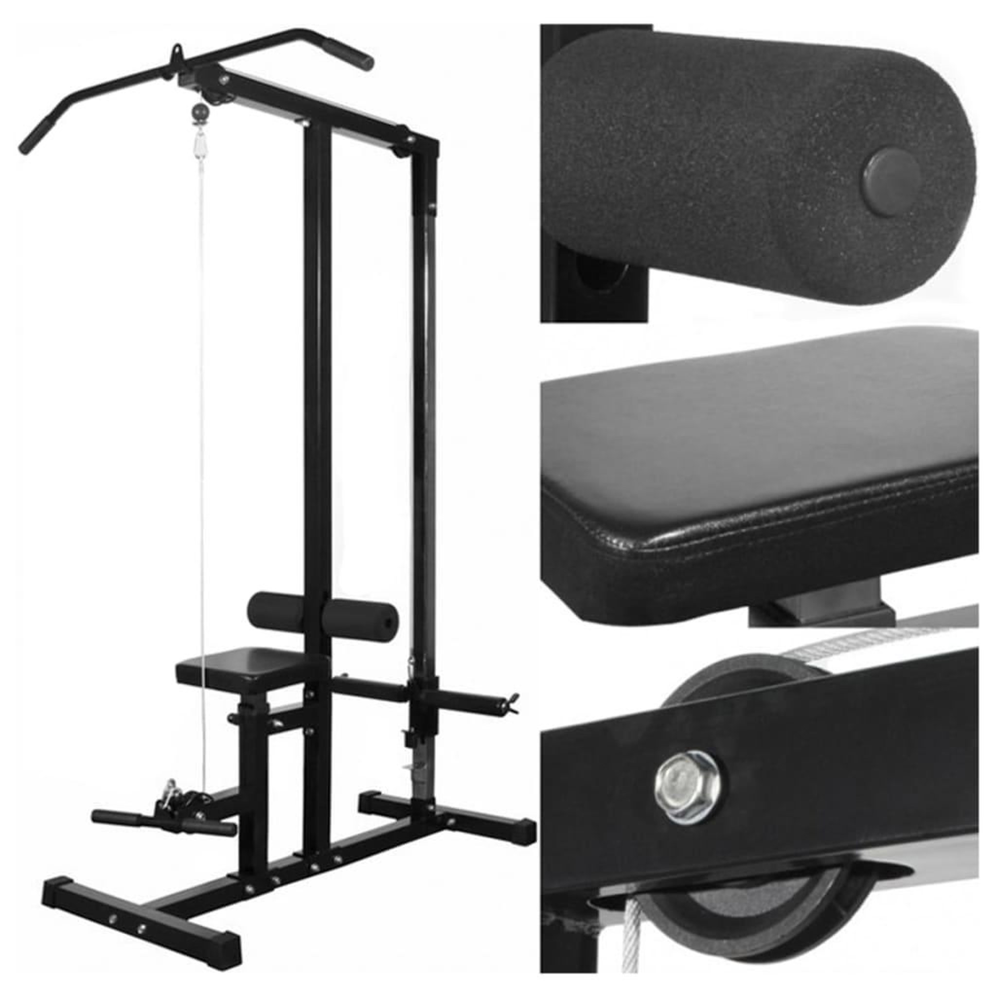 Voir la diapositive 2 : VIDAXL Tour de musculation avec jeu d'halteres et poids 30,5 kg